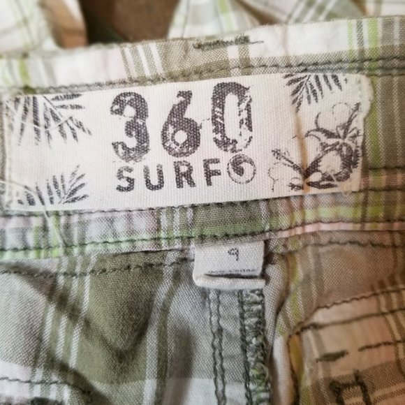 Retro 90's Women's Plaid Capri's - Picture 4 of 4